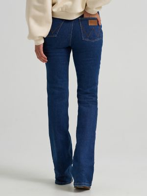 Women's High Rise Bootcut Jean in Echo
