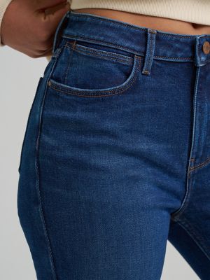 Women's High Rise Bootcut Jean in Echo