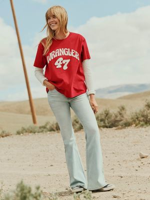Women&rsquo;s High Rise Flare Jean