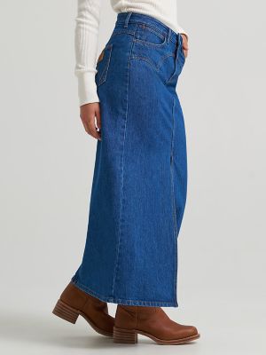 Women&rsquo;s Western Seam Midi Skirt in Alison