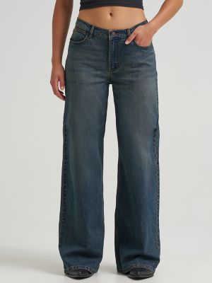 Women's Low Rise Baggy Jean in Butterfly alternative view 2
