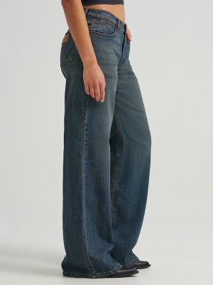 Women's Low Rise Baggy Jean in Butterfly alternative view 3