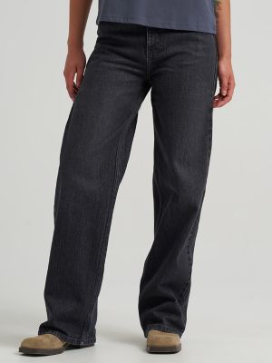 Women's Loose Straight Jean in Dark Sky