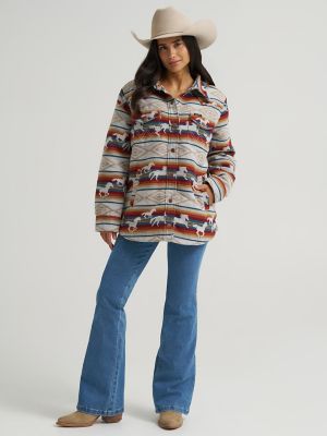 Women's Wrangler Run the Ranch Jacquard Shacket