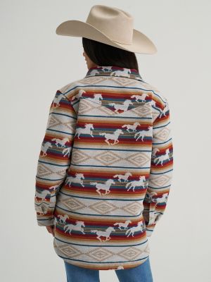 Women's Wrangler Run the Ranch Jacquard Shacket