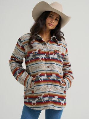 Women's Wrangler Run the Ranch Jacquard Shacket
