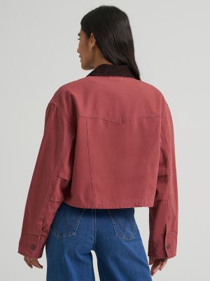 Women's Western Cropped Utility Jacket