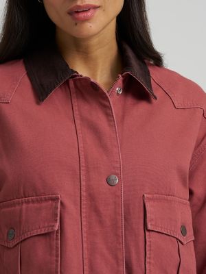 Women's Western Cropped Utility Jacket