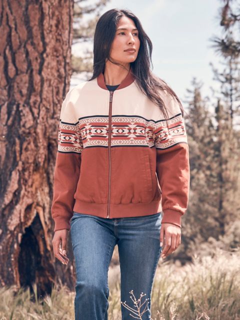Женские куртки Wrangler Women's Wrangler Checotah Bomber Jacket