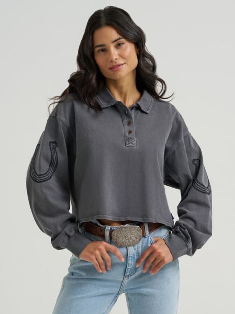 Женские рубашки Wrangler Women's Wrangler Western Polo Shirt