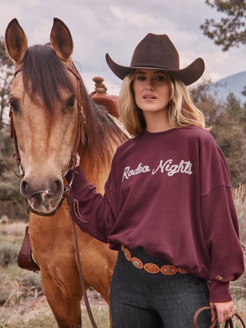 Lainey Wilson x Wrangler Rodeo Nights Sweatshirt