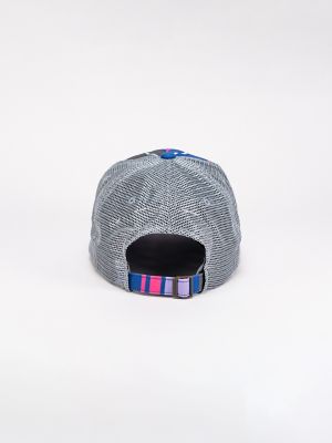 Washed Stripe Trucker Hat in Rose