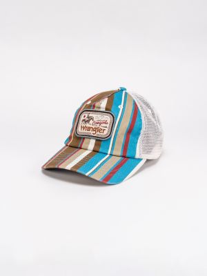 Washed Stripe Trucker Hat