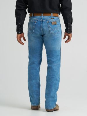 Wrangler&reg; Cowboy Cut&reg; Original Fit Vintage Wash Jean in Mid Blue