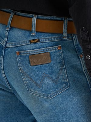 Wrangler&reg; Cowboy Cut&reg; Original Fit Vintage Wash Jean in Mid Blue