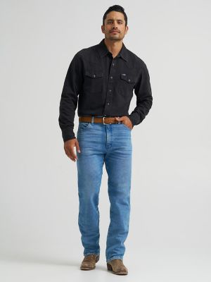 Wrangler&reg; Cowboy Cut&reg; Original Fit Vintage Wash Jean in Mid Blue