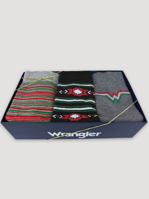 Men's Festive Crew Socks Box Set (3-Pack)