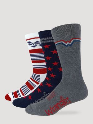 Men's Americana Crew Socks Box Set (3-Pack)
