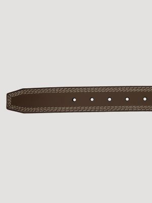 Men's Contrast Triple Stitch Belt