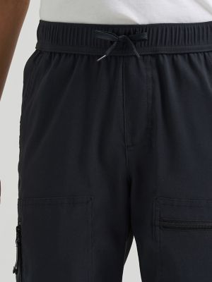 Boy's Outdoor Tech Cargo Short in Jet Black