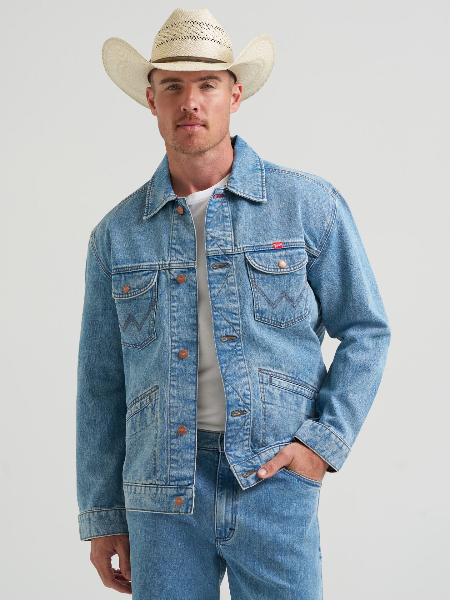 Куртка Wrangler x Coors Embroidery, цвет: Варёный — фото 4