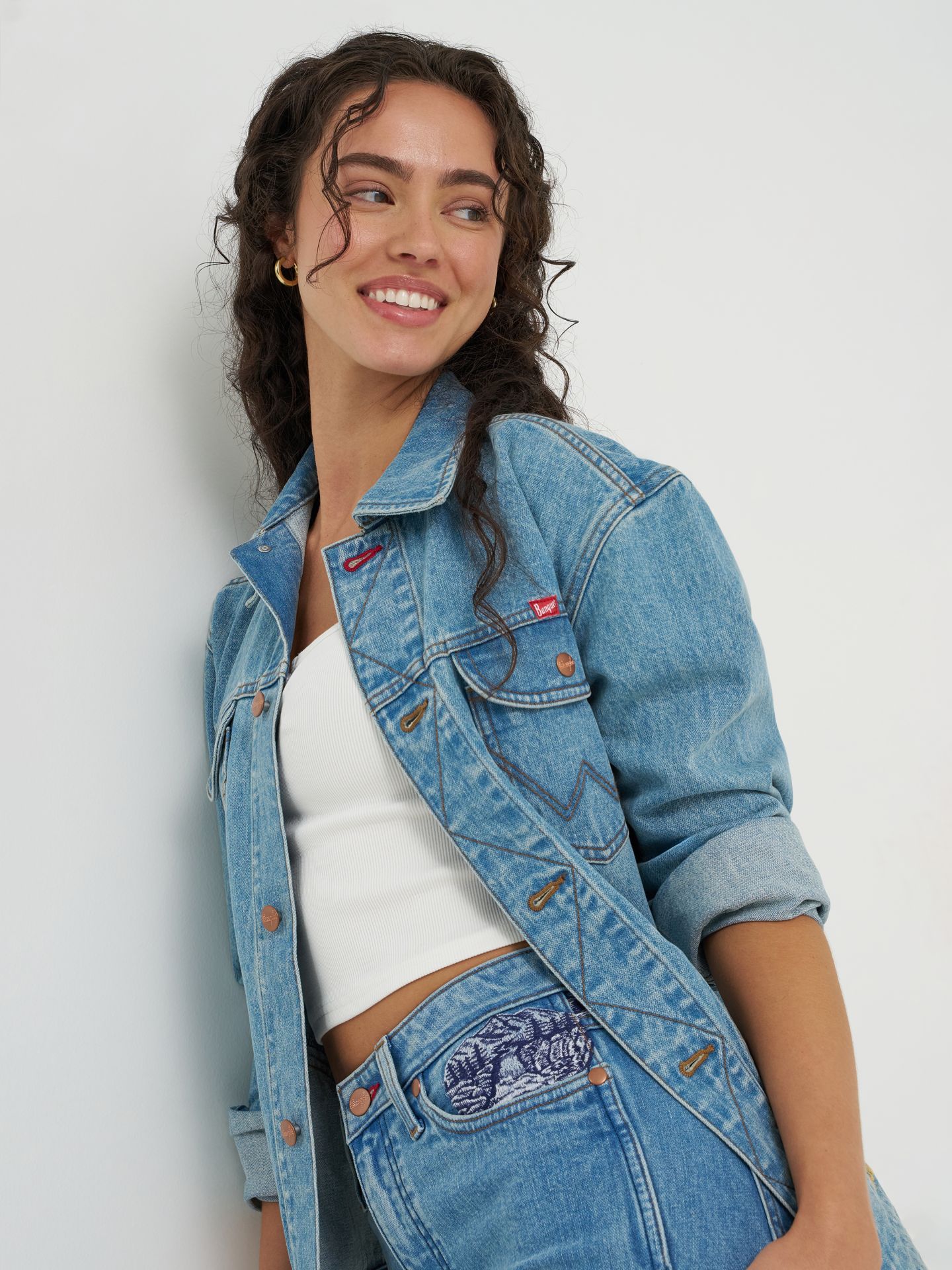 Куртка Wrangler x Coors Embroidery, цвет: Варёный — фото 5