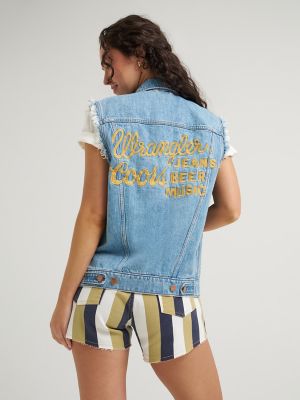 Wrangler x Coors Cut-Off Vest