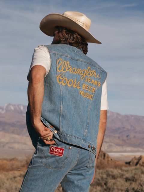 Мужские жилеты Wrangler x Coors Cut-Off Vest