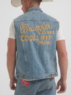 Wrangler x Coors Cut-Off Vest:Beer Wash:L alternative view