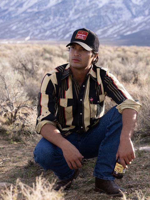 Мужские рубашки Wrangler x Coors Cowboy Cut Work Shirt