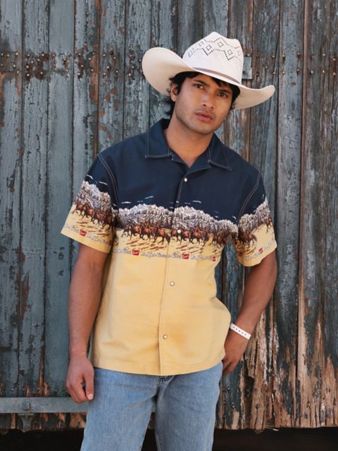 Мужские рубашки Wrangler x Coors Resort Shirt