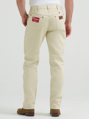 Wrangler x Coors 13MWZ Cowboy Cut Jean in Ecru