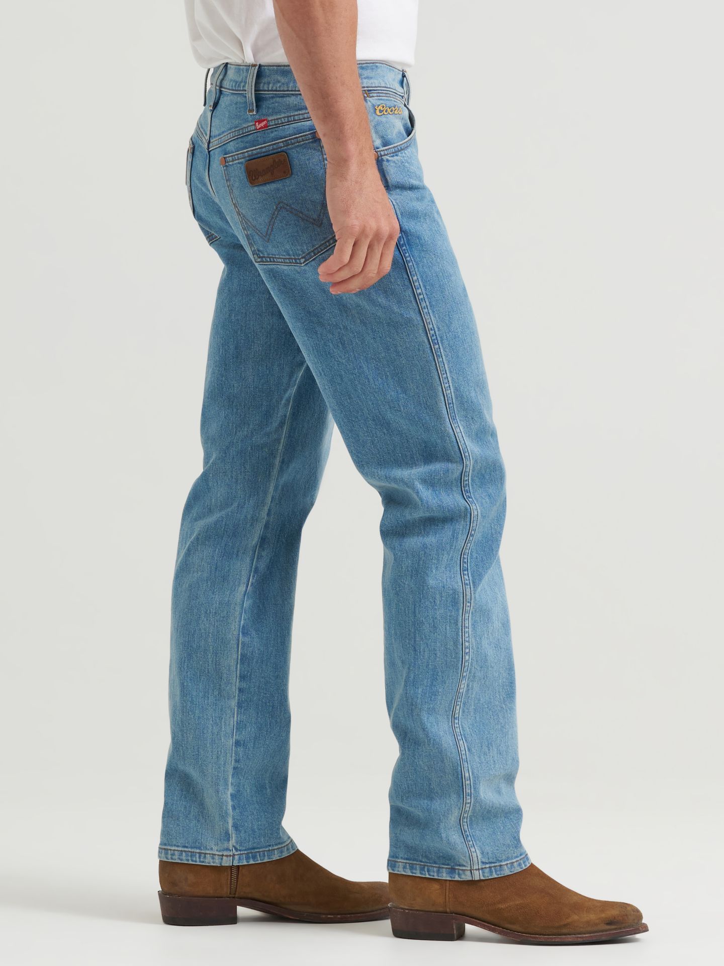 Мужские джинсы Wrangler x Coors 13MWZ Cowboy Cut, цвет: Варёный — фото 6