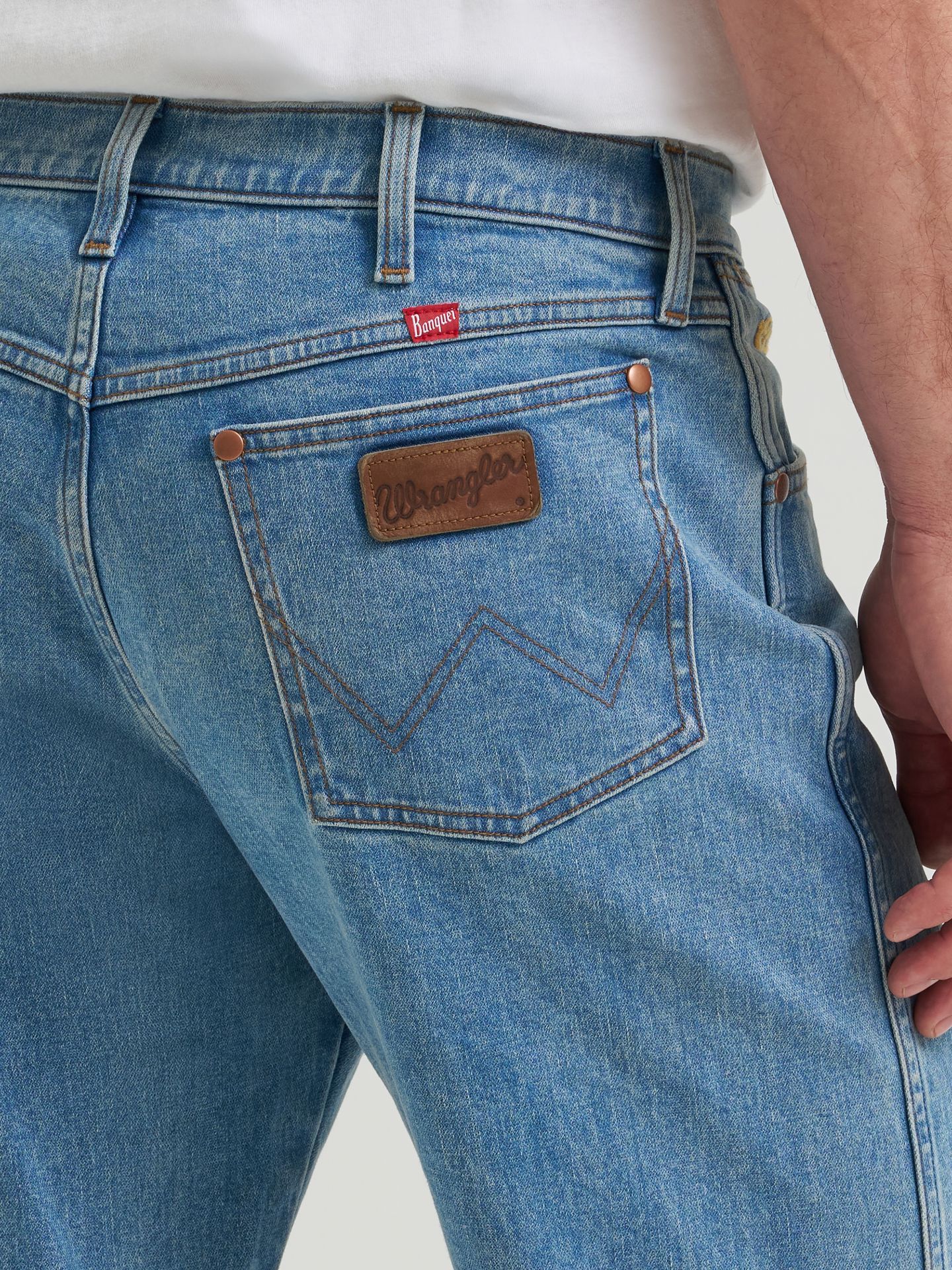 Мужские джинсы Wrangler x Coors 13MWZ Cowboy Cut, цвет: Варёный — фото 10