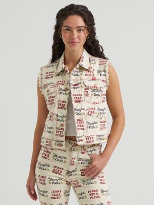 Wrangler x Coors Women's Printed Vest