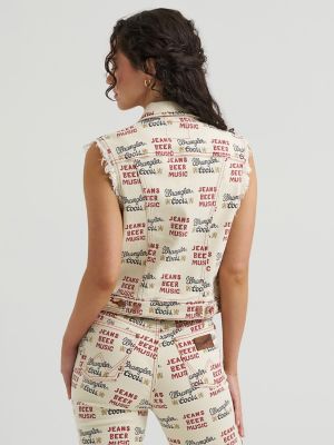 Wrangler x Coors Women's Printed Vest