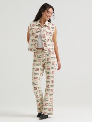 Wrangler x Coors Women's Printed Bailey Flare
