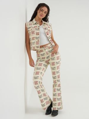 Wrangler x Coors Women's Printed Bailey Flare