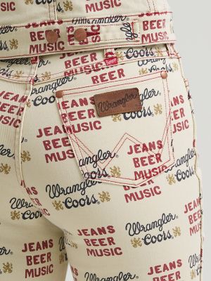 Wrangler x Coors Women's Printed Bailey Flare