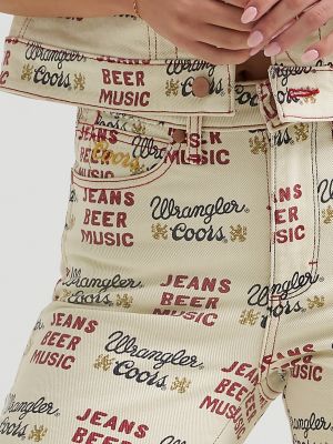 Wrangler x Coors Women's Printed Bailey Flare