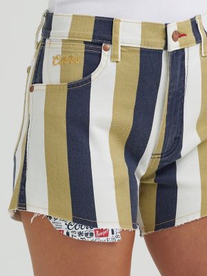 Wrangler x Coors Women's Stripe Reworked Short