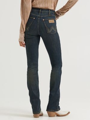 Lainey Wilson x Wrangler Studded Boot Huggers in Dark Denim