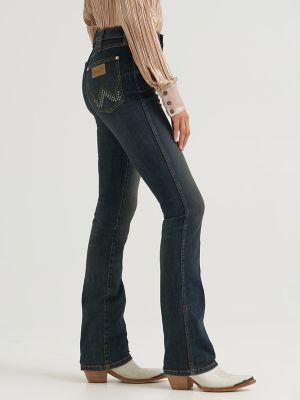 Lainey Wilson x Wrangler Studded Boot Huggers in Dark Denim