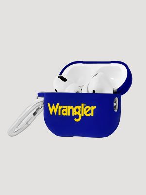 Earbuds Case with Carabiner in Blue/Yellow