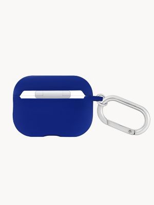 Earbuds Case with Carabiner in Blue/Yellow