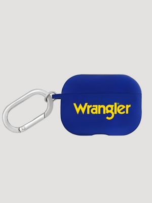 Earbuds Case with Carabiner in Blue/Yellow