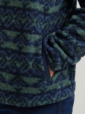 Men's Hay Away Sherpa Zip Front Ripstop Yoke Jacket