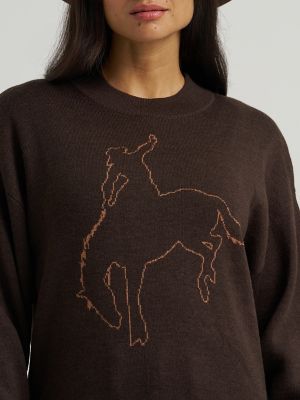 Women's Wrangler Canyon Sweater in Brown