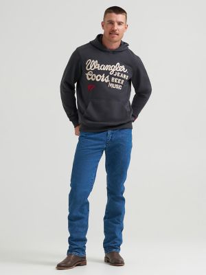 Wrangler x Coors Logo Hoodie:Washed Black:XL alternative view 6