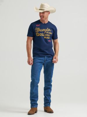 Wrangler x Coors Logo T-Shirt in Navy alternative view 3